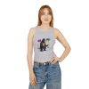 Ask Yourself - Women's Micro Rib Racer Tank Top - Image 4