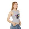 Ask Yourself - Women's Micro Rib Racer Tank Top - Image 3