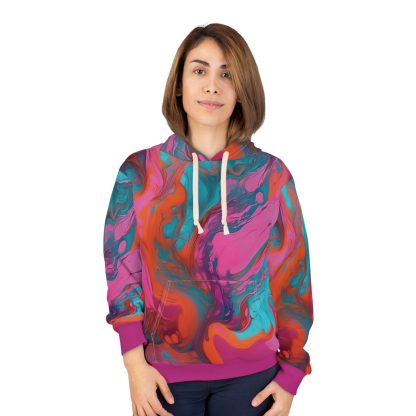 Oily Paint - Unisex Pullover Hoodie - Image 3